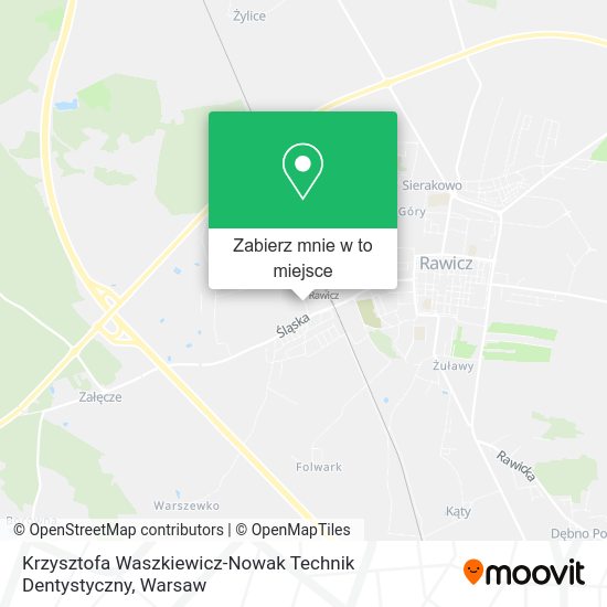 Mapa Krzysztofa Waszkiewicz-Nowak Technik Dentystyczny