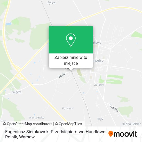 Mapa Eugeniusz Sierakowski Przedsiebiorstwo Handlowe Rolnik