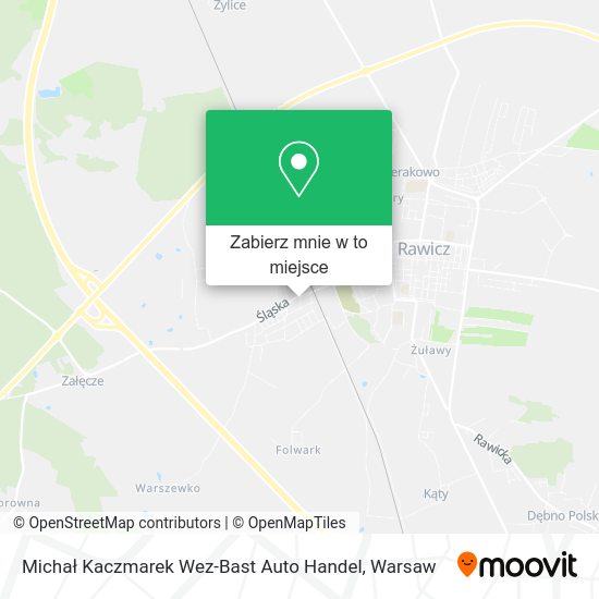 Mapa Michał Kaczmarek Wez-Bast Auto Handel