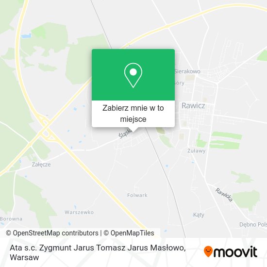 Mapa Ata s.c. Zygmunt Jarus Tomasz Jarus Masłowo