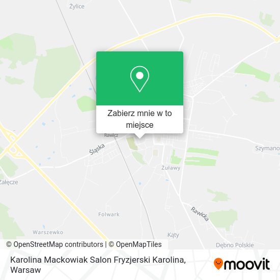 Mapa Karolina Mackowiak Salon Fryzjerski Karolina