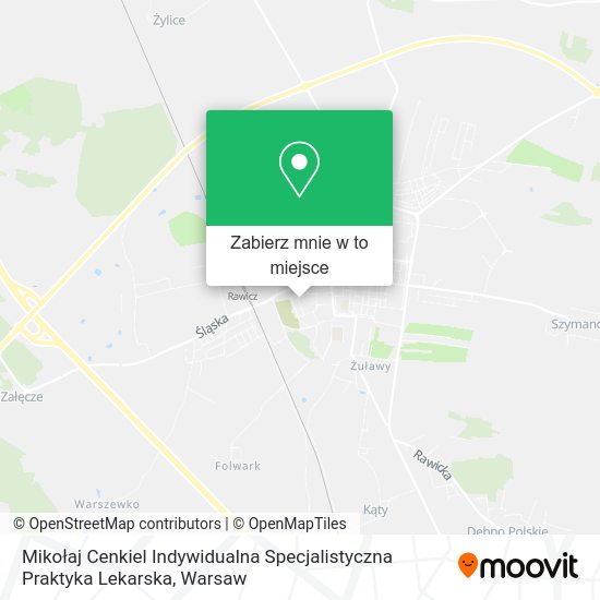 Mapa Mikołaj Cenkiel Indywidualna Specjalistyczna Praktyka Lekarska