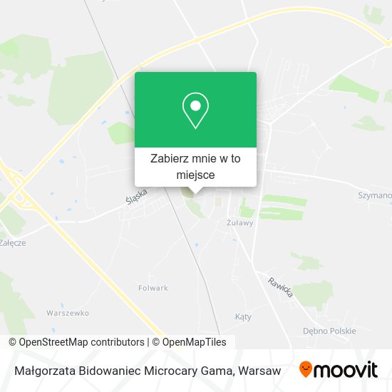 Mapa Małgorzata Bidowaniec Microcary Gama