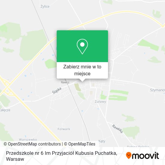 Mapa Przedszkole nr 6 Im Przyjaciół Kubusia Puchatka