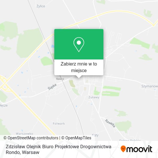 Mapa Zdzisław Olejnik Biuro Projektowe Drogownictwa Rondo