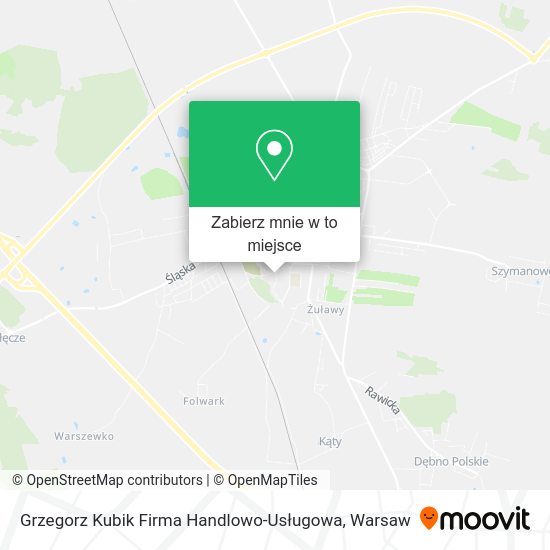 Mapa Grzegorz Kubik Firma Handlowo-Usługowa