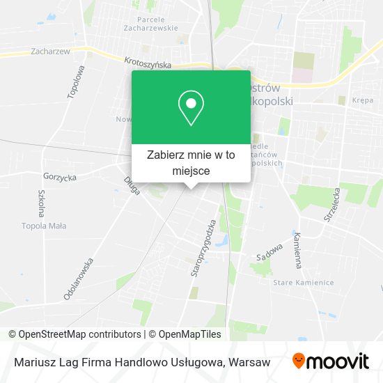 Mapa Mariusz Lag Firma Handlowo Usługowa