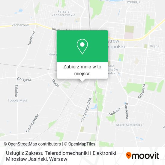 Mapa Usługi z Zakresu Teleradiomechaniki i Elektroniki Mirosław Jasiński