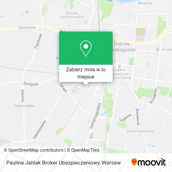 Mapa Paulina Janiak Broker Ubezpieczeniowy