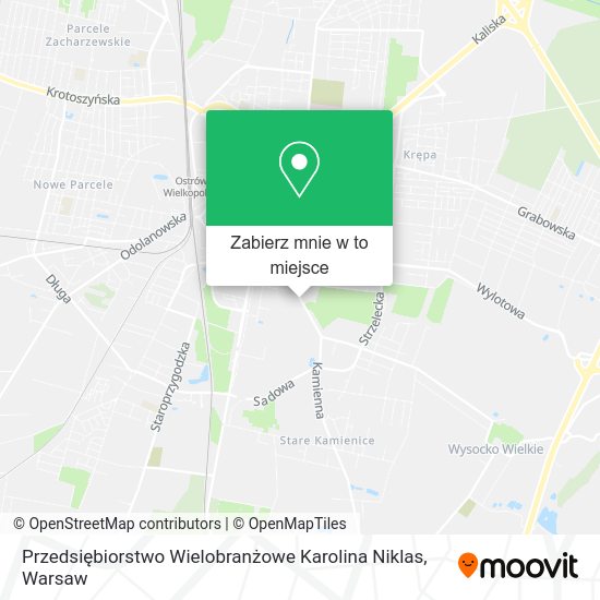 Mapa Przedsiębiorstwo Wielobranżowe Karolina Niklas