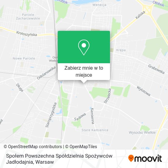 Mapa Społem Powszechna Spółdzielnia Spożywców Jadłodajnia