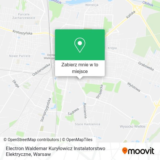 Mapa Electron Waldemar Kuryłowicz Instalatorstwo Elektryczne