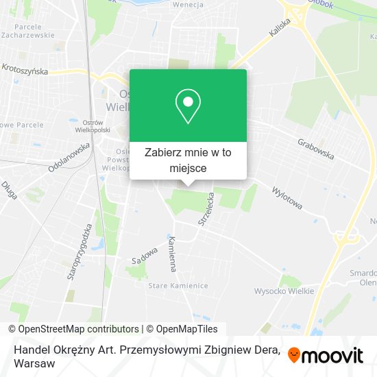 Mapa Handel Okrężny Art. Przemysłowymi Zbigniew Dera