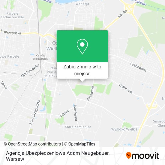 Mapa Agencja Ubezpieczeniowa Adam Neugebauer