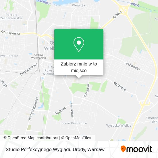 Mapa Studio Perfekcyjnego Wyglądu Urody