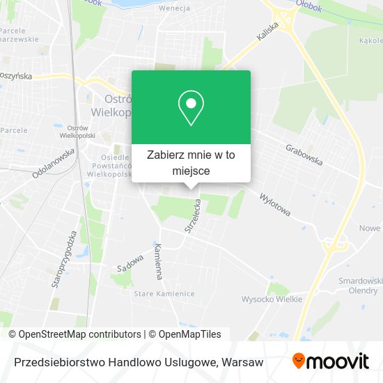 Mapa Przedsiebiorstwo Handlowo Uslugowe