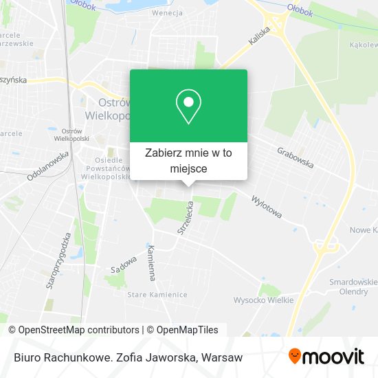 Mapa Biuro Rachunkowe. Zofia Jaworska