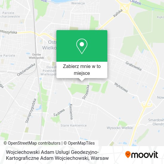 Mapa Wojciechowski Adam Usługi Geodezyjno-Kartograficzne Adam Wojciechowski