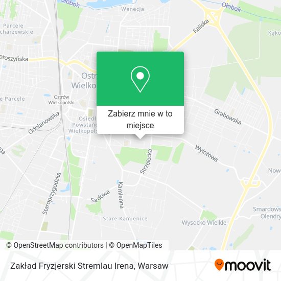 Mapa Zakład Fryzjerski Stremlau Irena