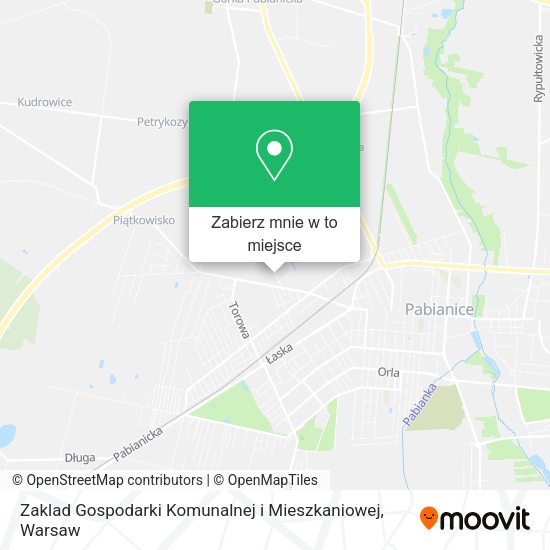 Mapa Zaklad Gospodarki Komunalnej i Mieszkaniowej