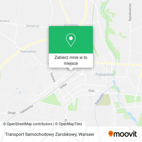 Mapa Transport Samochodowy Zarobkowy