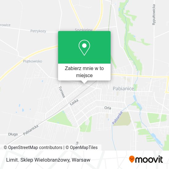 Mapa Limit. Sklep Wielobranżowy