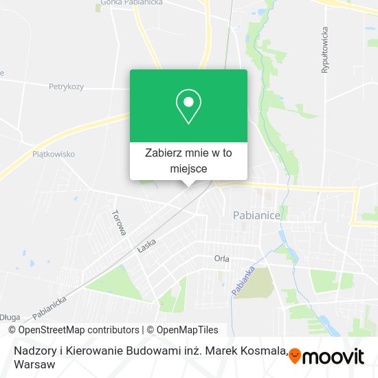 Mapa Nadzory i Kierowanie Budowami inż. Marek Kosmala