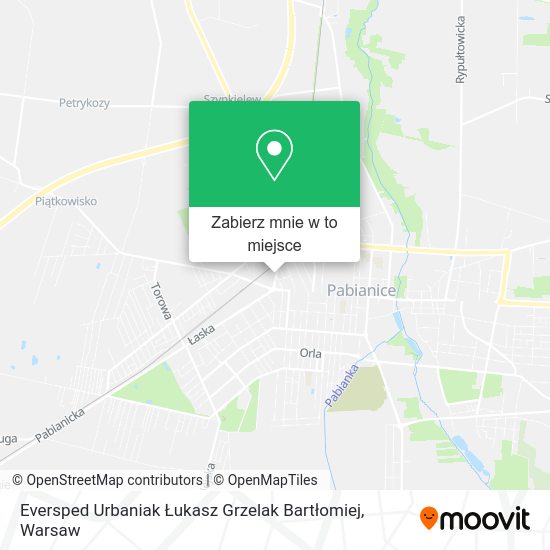 Mapa Eversped Urbaniak Łukasz Grzelak Bartłomiej