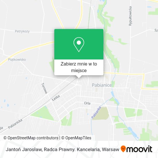 Mapa Jantoń Jarosław, Radca Prawny. Kancelaria