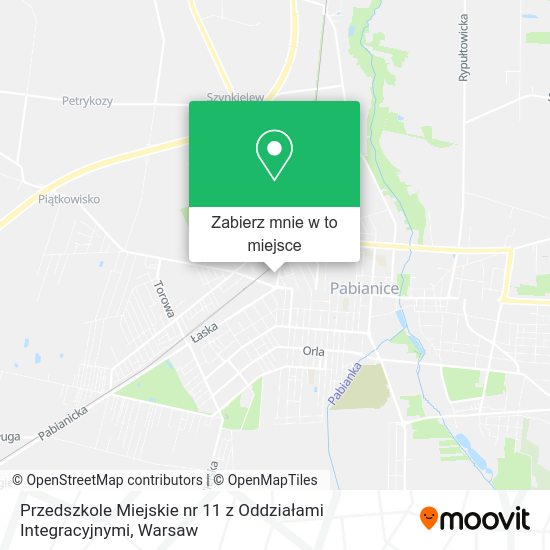 Mapa Przedszkole Miejskie nr 11 z Oddziałami Integracyjnymi