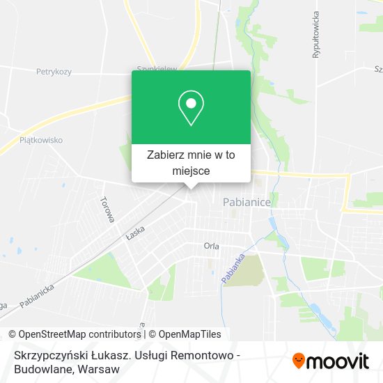 Mapa Skrzypczyński Łukasz. Usługi Remontowo - Budowlane