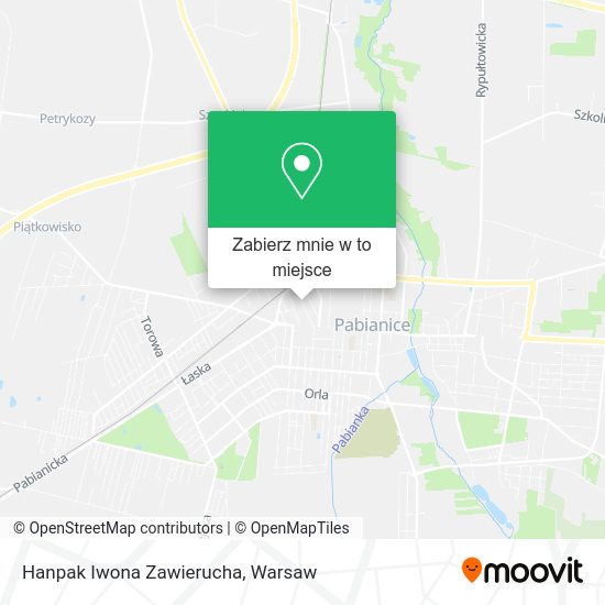 Mapa Hanpak Iwona Zawierucha