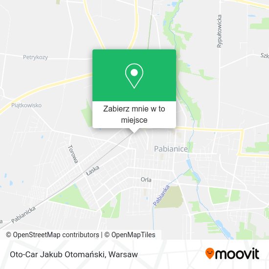 Mapa Oto-Car Jakub Otomański