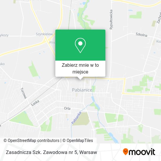 Mapa Zasadnicza Szk. Zawodowa nr 5