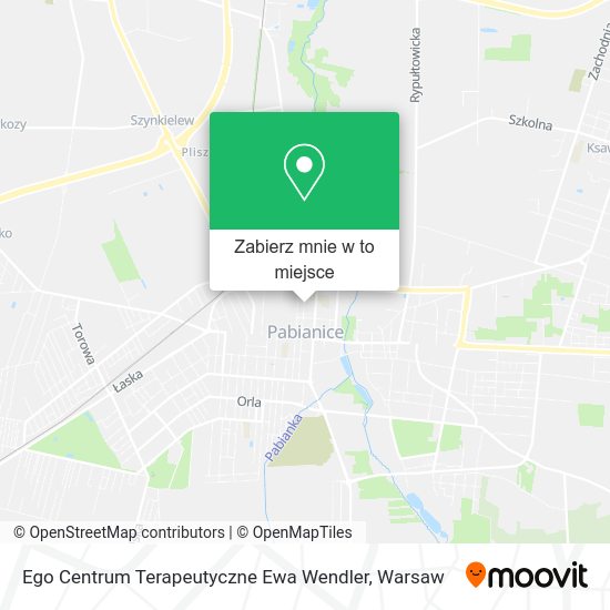 Mapa Ego Centrum Terapeutyczne Ewa Wendler