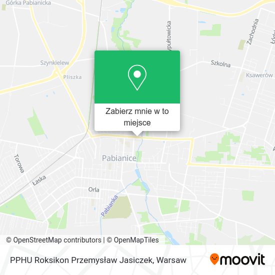 Mapa PPHU Roksikon Przemysław Jasiczek