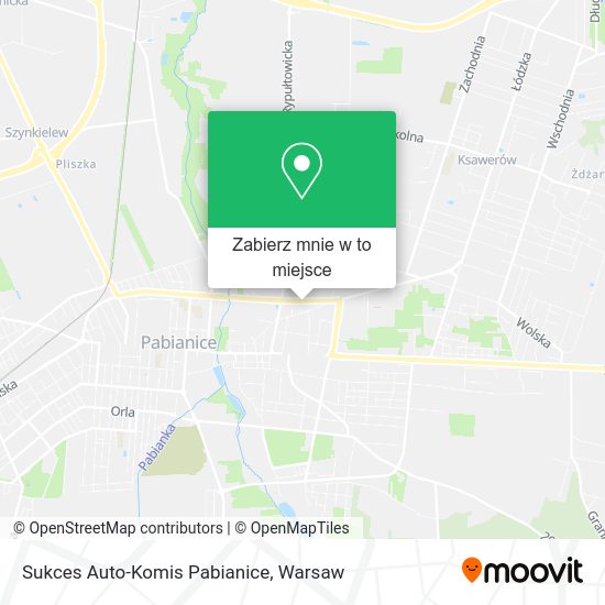 Mapa Sukces Auto-Komis Pabianice