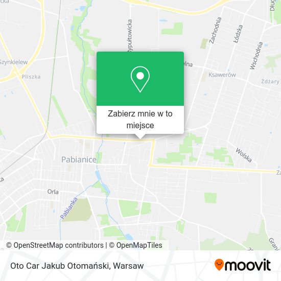 Mapa Oto Car Jakub Otomański