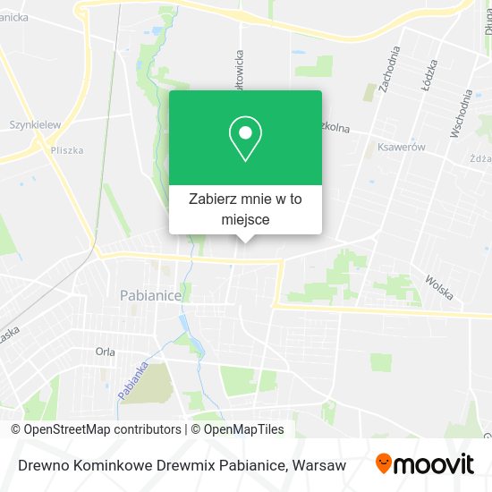 Mapa Drewno Kominkowe Drewmix Pabianice