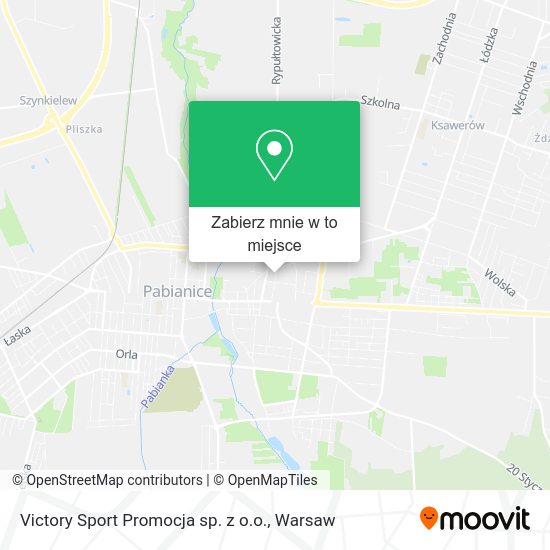 Mapa Victory Sport Promocja sp. z o.o.