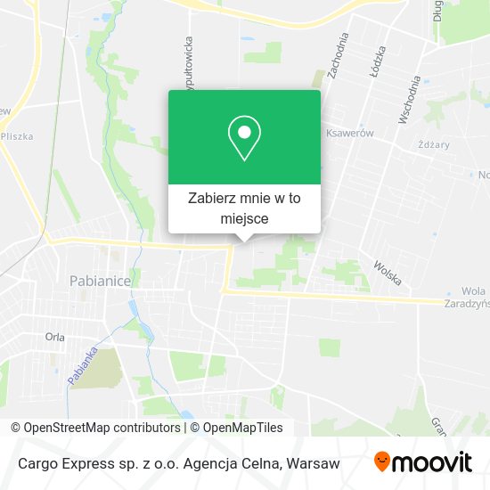 Mapa Cargo Express sp. z o.o. Agencja Celna