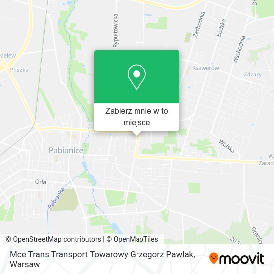 Mapa Mce Trans Transport Towarowy Grzegorz Pawlak