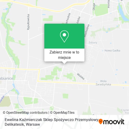 Mapa Ewelina Kaźmierczak Sklep Spożywczo Przemysłowy Delikatesik