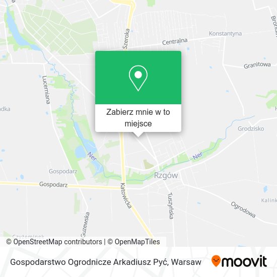 Mapa Gospodarstwo Ogrodnicze Arkadiusz Pyć