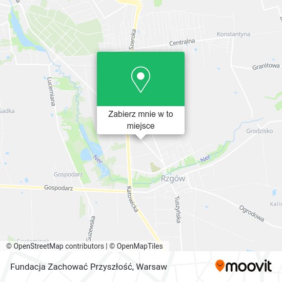 Mapa Fundacja Zachować Przyszłość