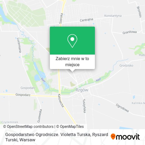 Mapa Gospodarstwo Ogrodnicze. Violetta Turska, Ryszard Turski