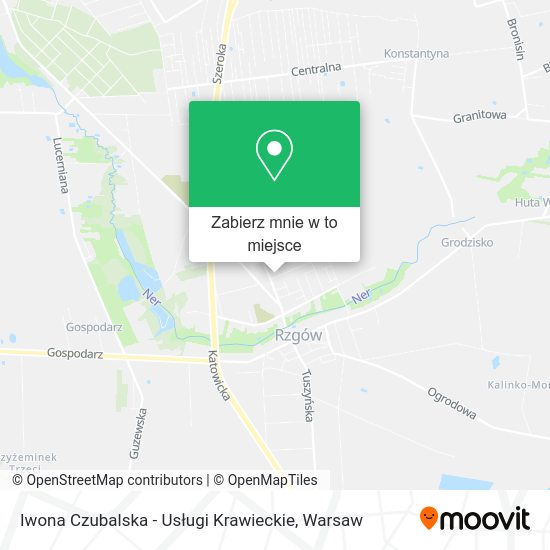 Mapa Iwona Czubalska - Usługi Krawieckie