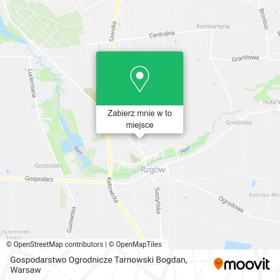 Mapa Gospodarstwo Ogrodnicze Tarnowski Bogdan