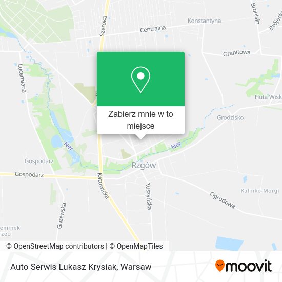 Mapa Auto Serwis Lukasz Krysiak