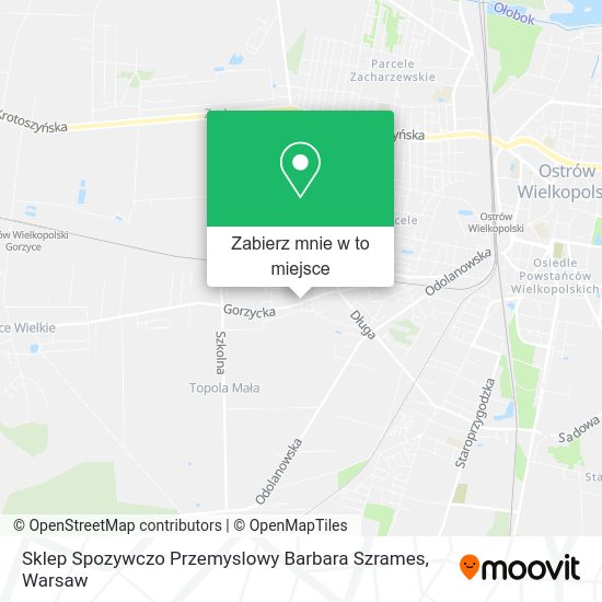 Mapa Sklep Spozywczo Przemyslowy Barbara Szrames